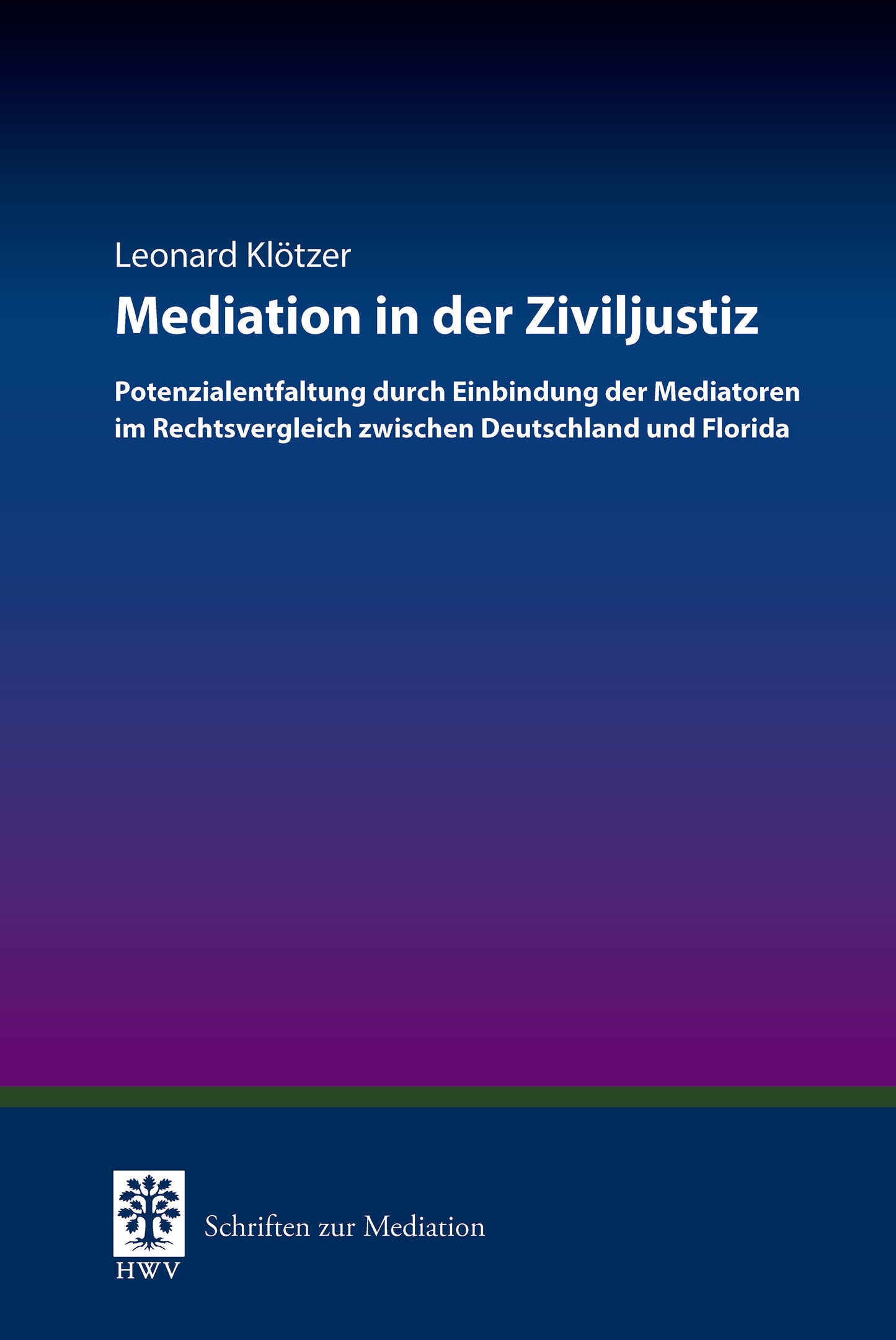 Mediation in der Ziviljustiz