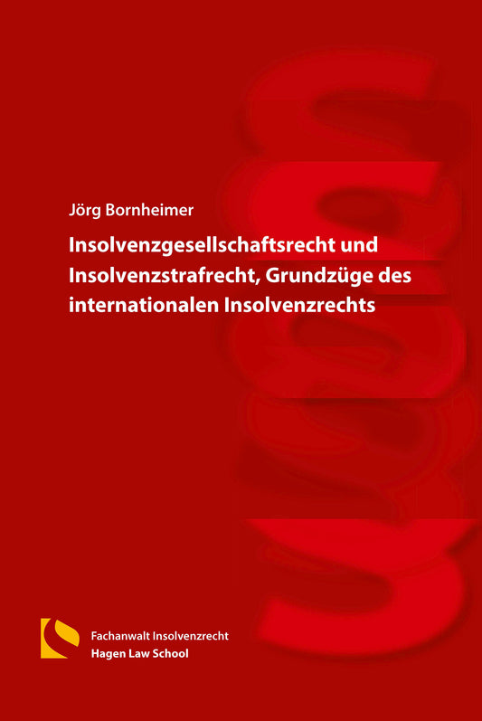 Insolvenzgesellschaftsrecht und Insolvenzstrafrecht, Grundzüge des internationalen Insolvenzrechts